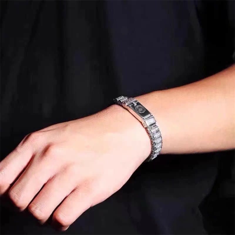 Carmiora Tibet handgemachtes Om Mani Padme Hum Weisheit Friedensarmband