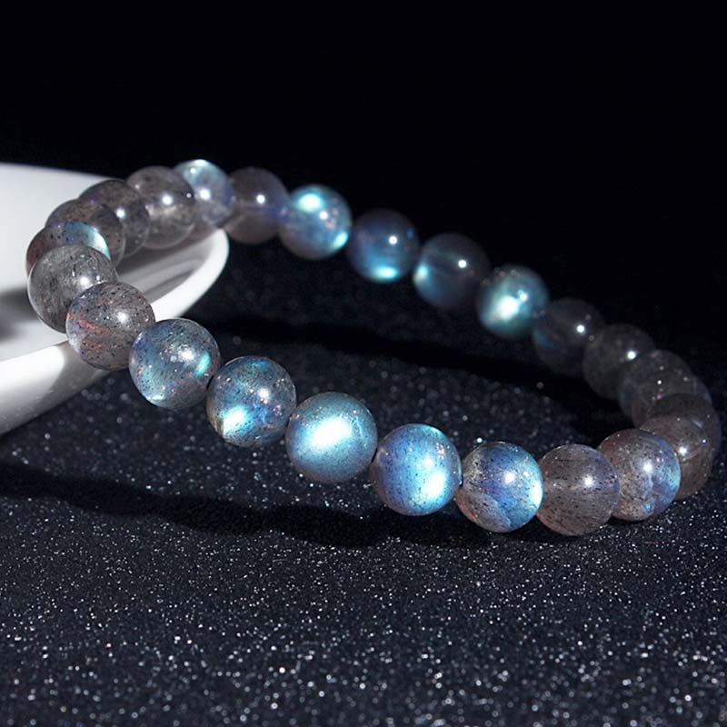 Carmiora Armband mit natürlichen Mondstein-Heilperlen