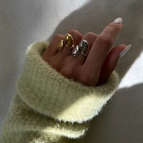 Glänzender offener Ring