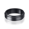 Komplett schwarzer Spinnerring
