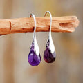 Amethyst Edelstein Ohrringe