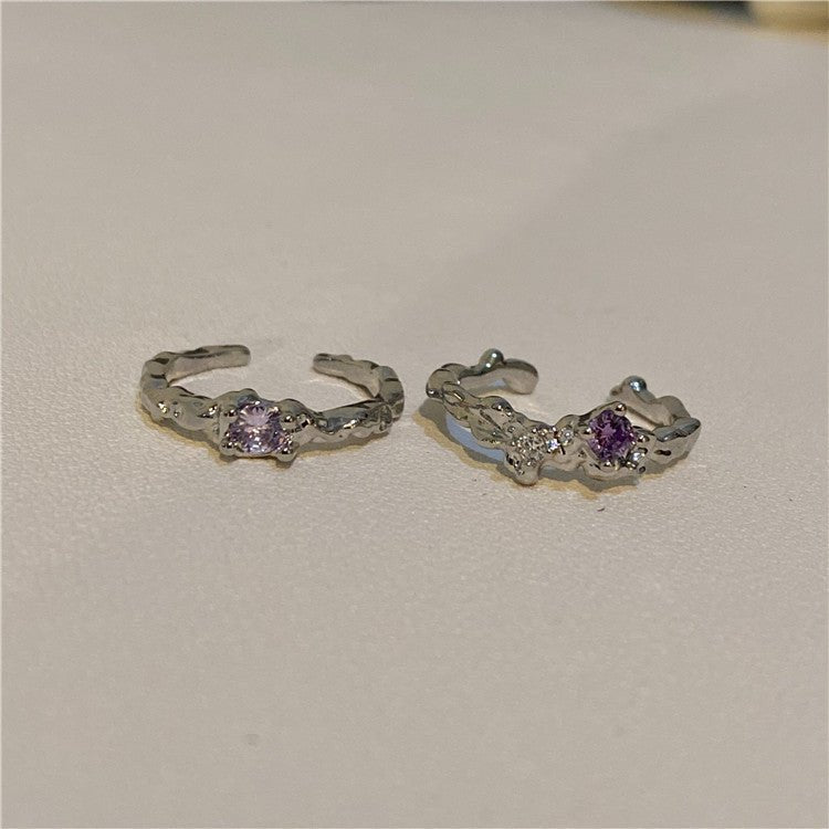 Amethyst-Ring-Set - Brielle