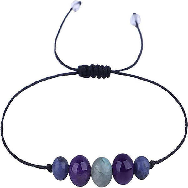 Amethyst Stein Seil Armband