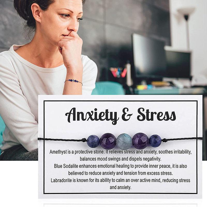 Amethyst Stein Seil Armband