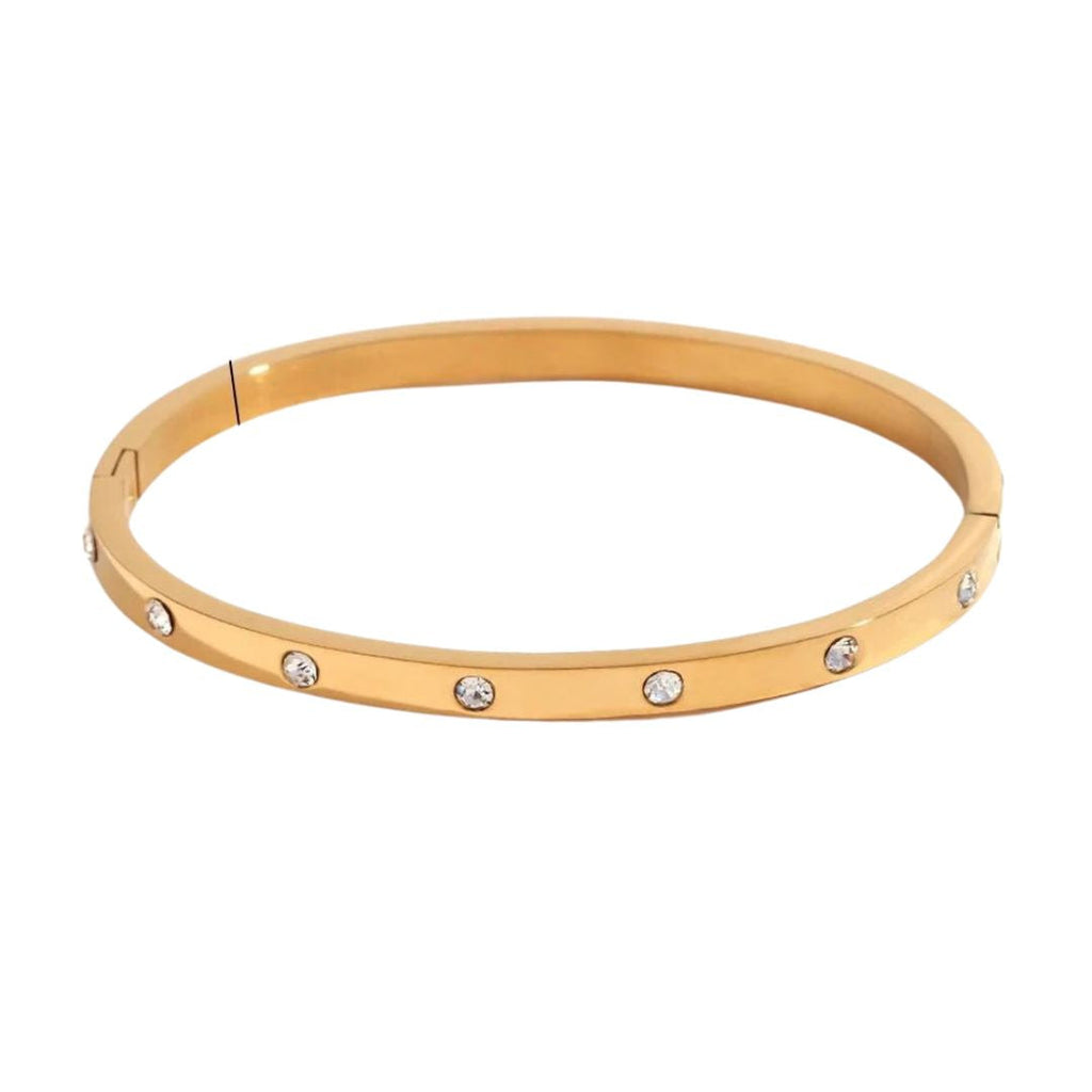 Armband mit gepunkteter, funkelnder Schnalle