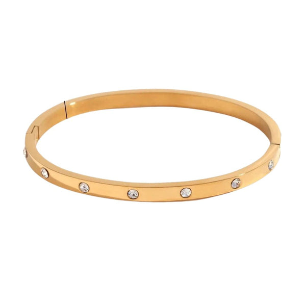 Armband mit gepunkteter, funkelnder Schnalle