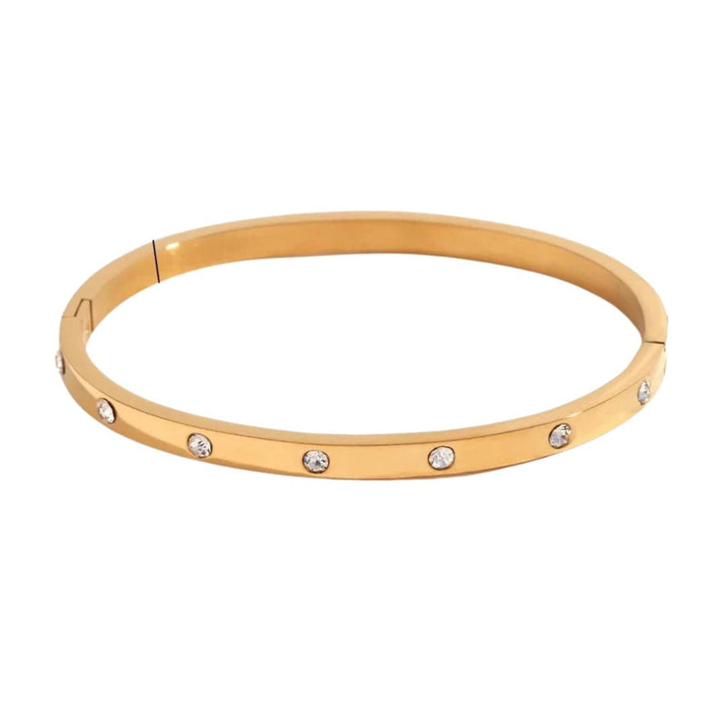 Armband mit gepunkteter, funkelnder Schnalle