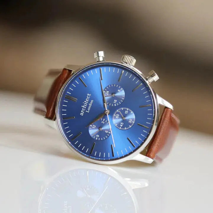 Architekt Motivator - Herrenuhr mit Handschriftgravur