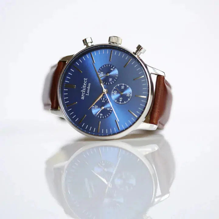 Architekt Motivator - Herrenuhr mit Handschriftgravur