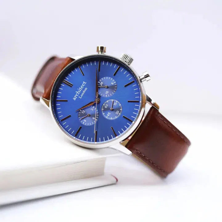 Architekt Motivator - Herrenuhr mit Handschriftgravur