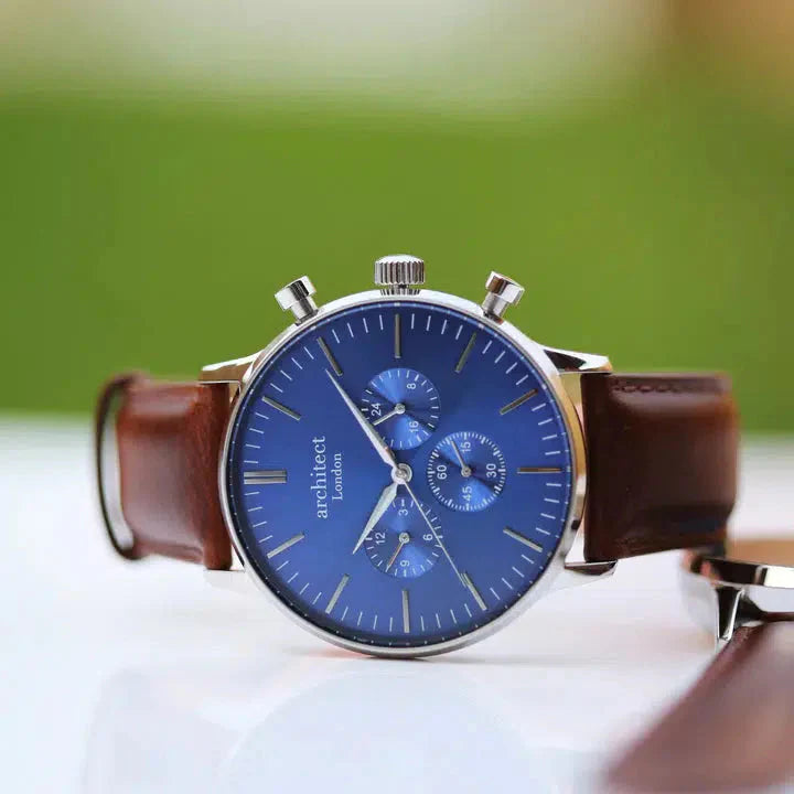 Architekt Motivator - Herrenuhr mit Handschriftgravur