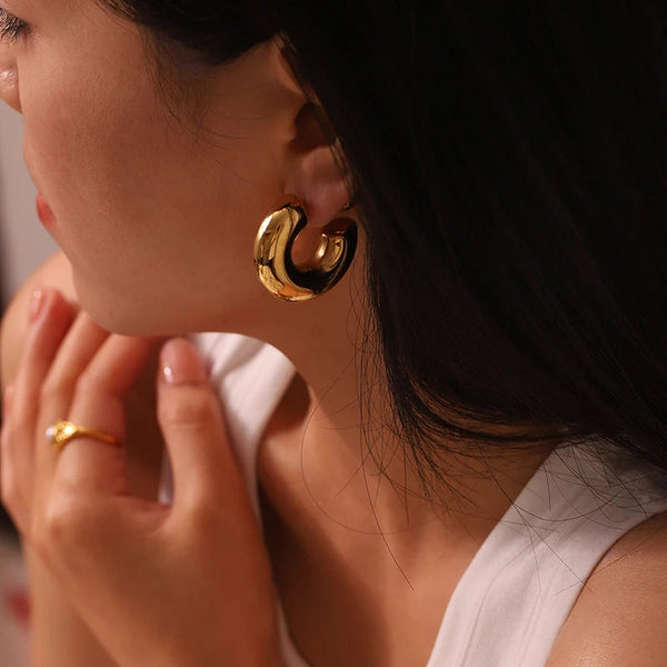 Kleine dicke Creolen