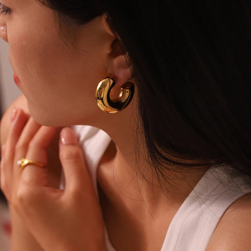 Kleine dicke Creolen