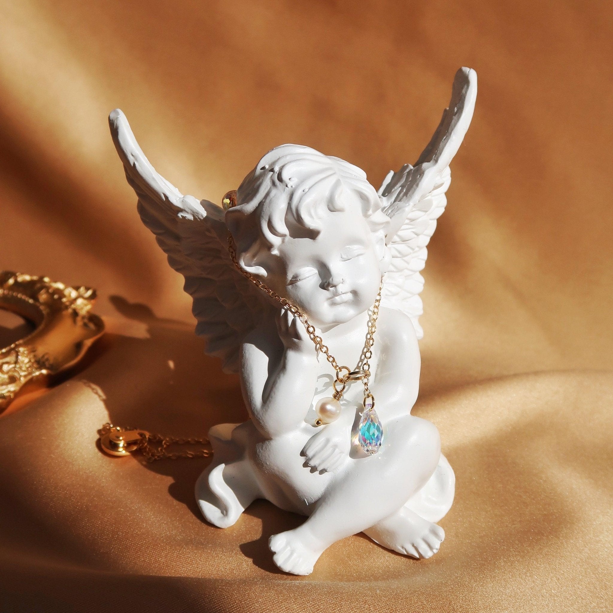 Österreichische Kristall & Perlen Halskette