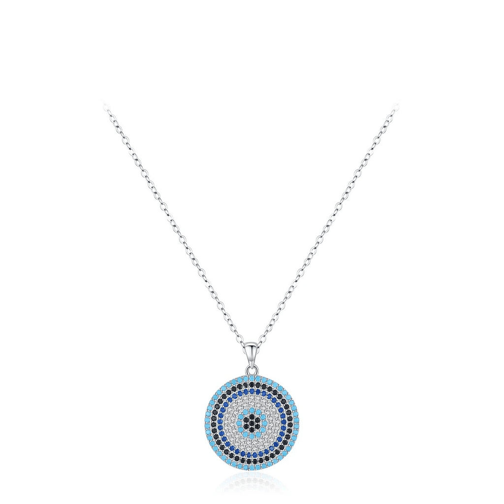 Azure Gaze Silber Amulett Halskette