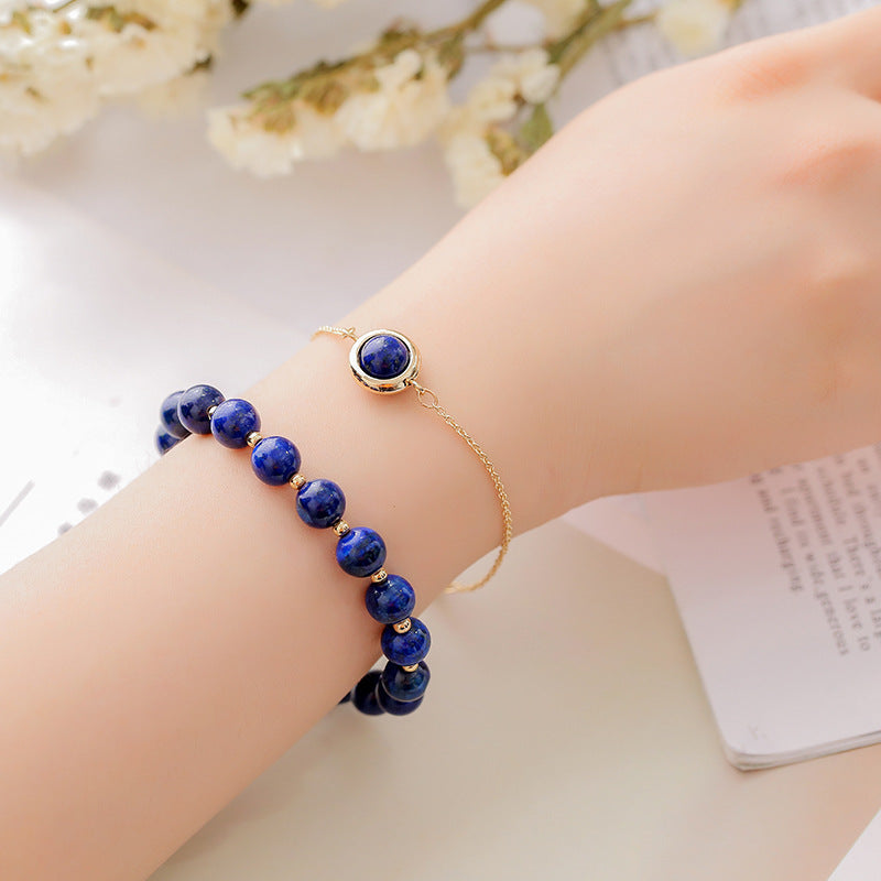 Carmiora Sun Stone Erdbeerquarz Kristall Positives Armband
