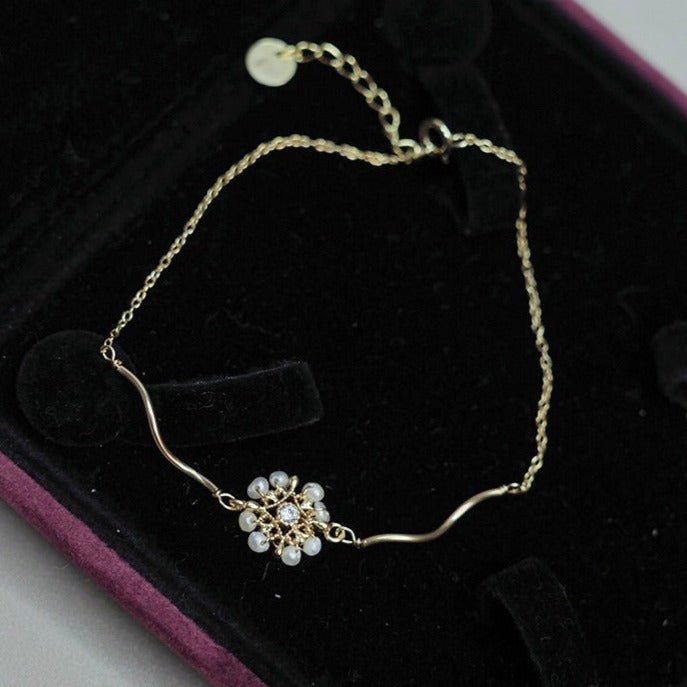 Barockarmband - Eliana (massives Silber)