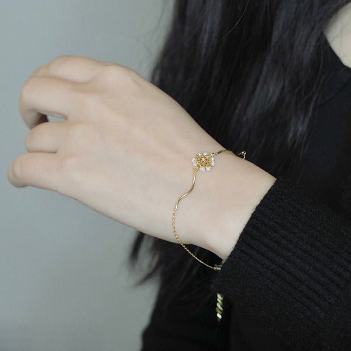 Barockarmband - Eliana (massives Silber)