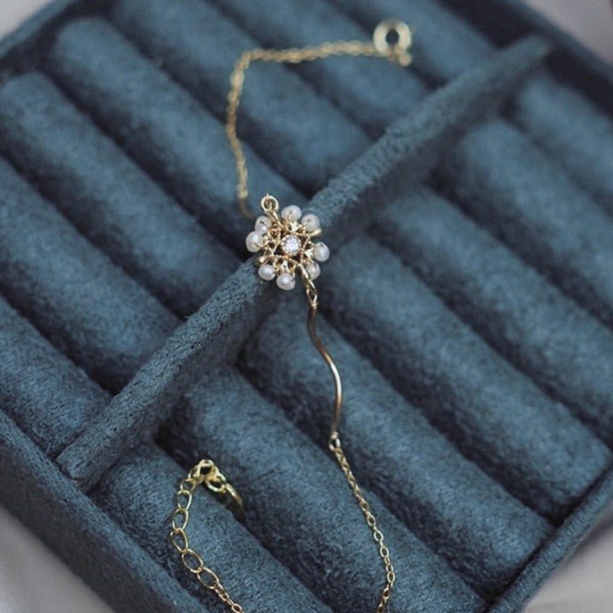 Barockarmband - Eliana (massives Silber)