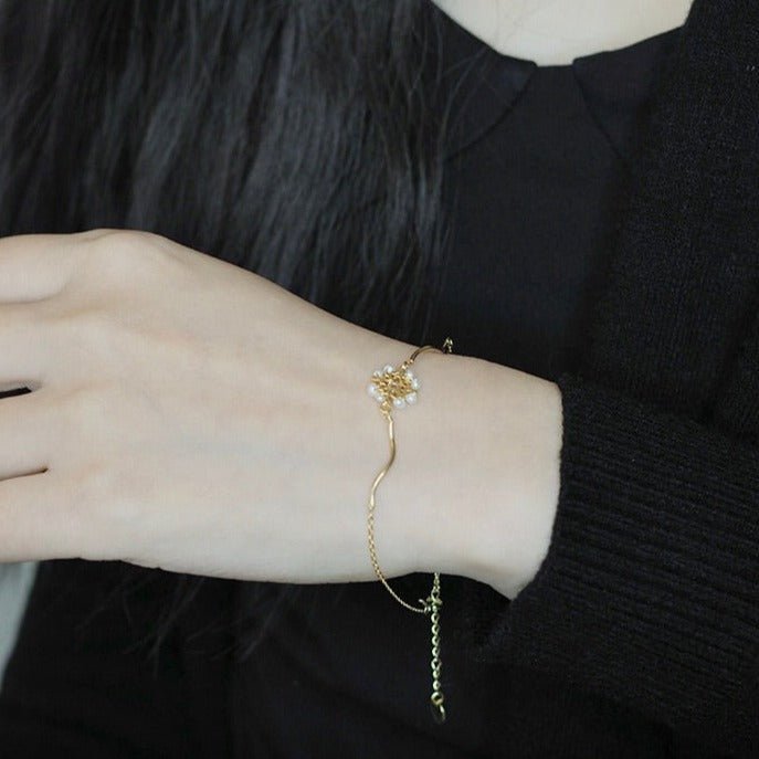 Barockarmband - Eliana (massives Silber)