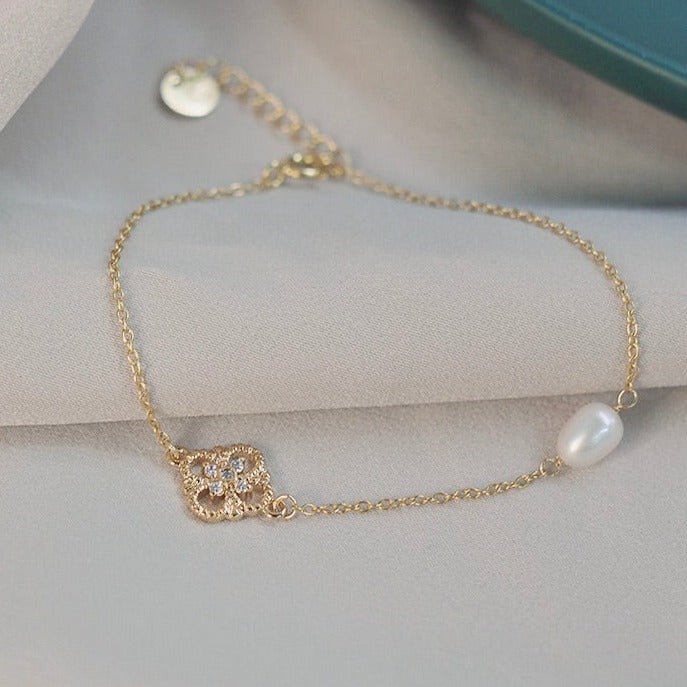 Barockarmband – Everly (massives Silber)