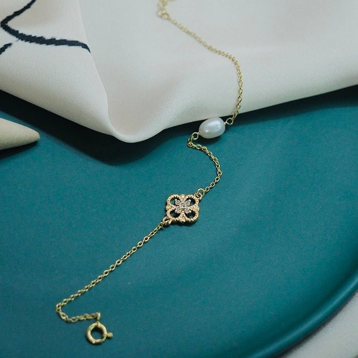 Barockarmband – Everly (massives Silber)