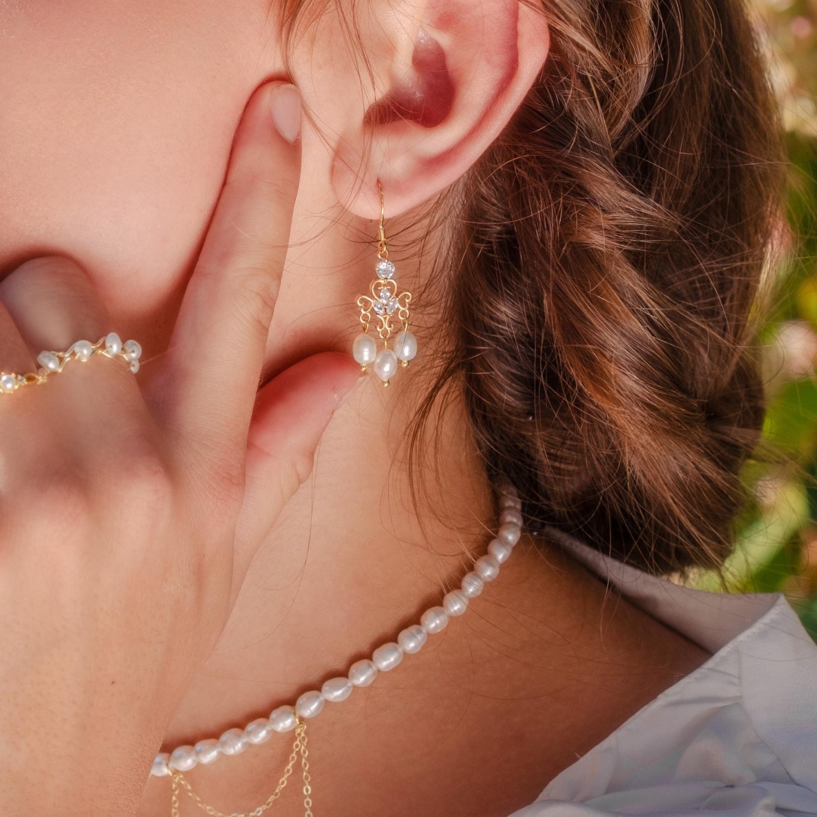 Barocke Ohrringe (2 Farben) - Melanie