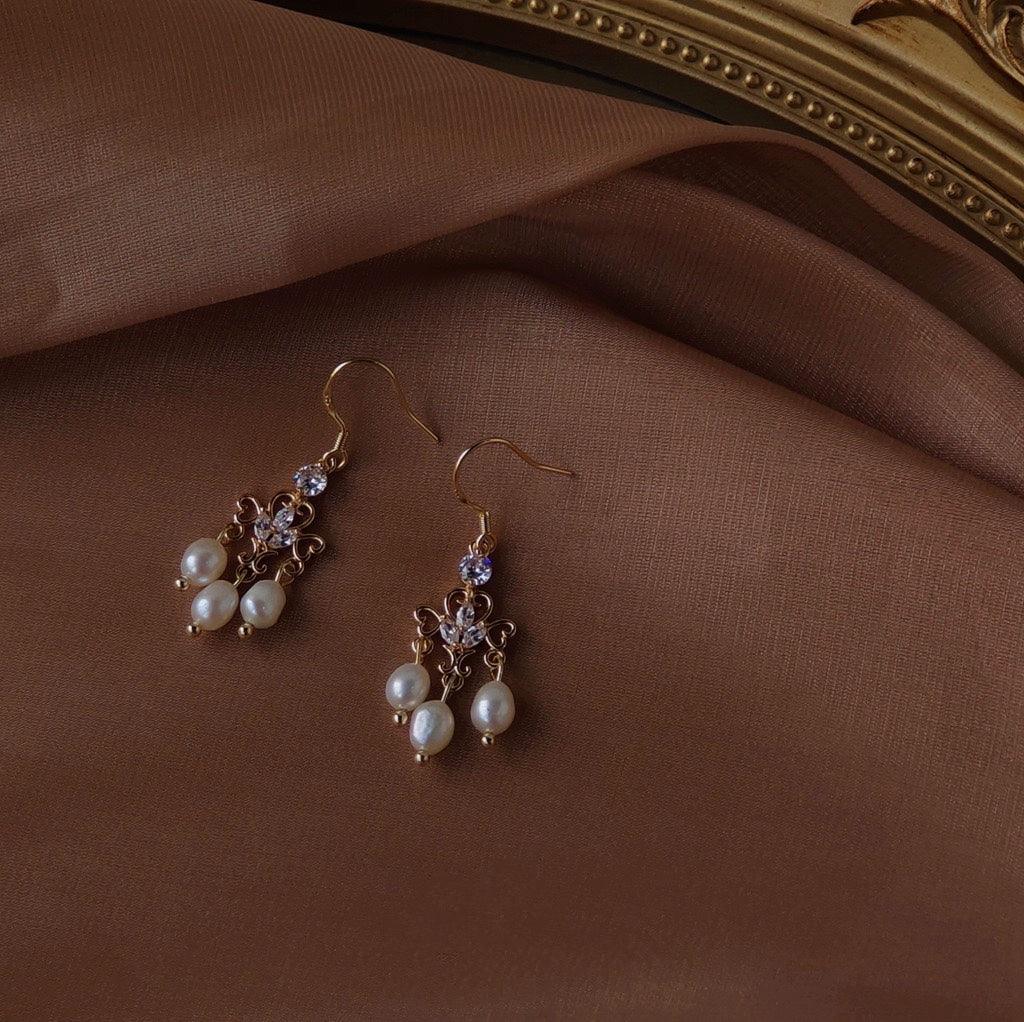 Barocke Ohrringe (2 Farben) - Melanie