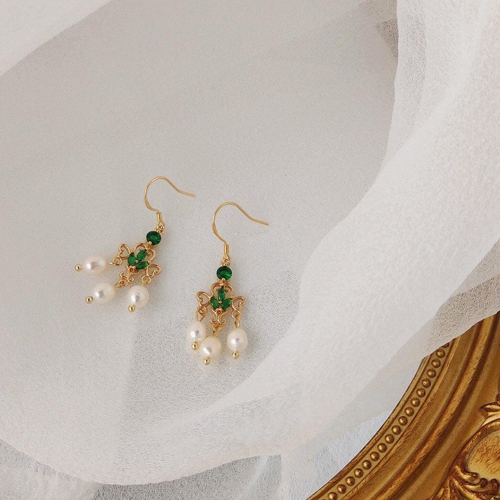 Barocke Ohrringe (2 Farben) - Melanie