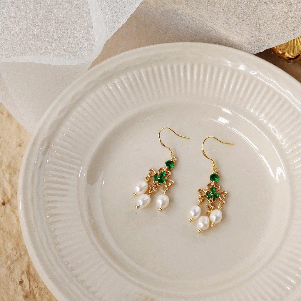 Barocke Ohrringe (2 Farben) - Melanie