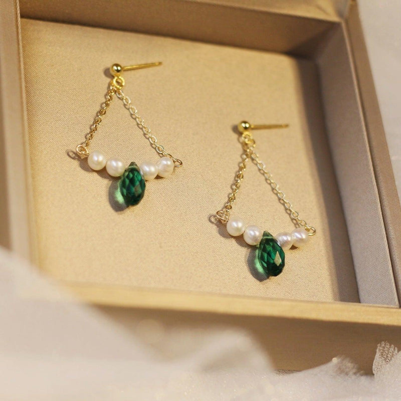 Barock Ohrringe - Efeu