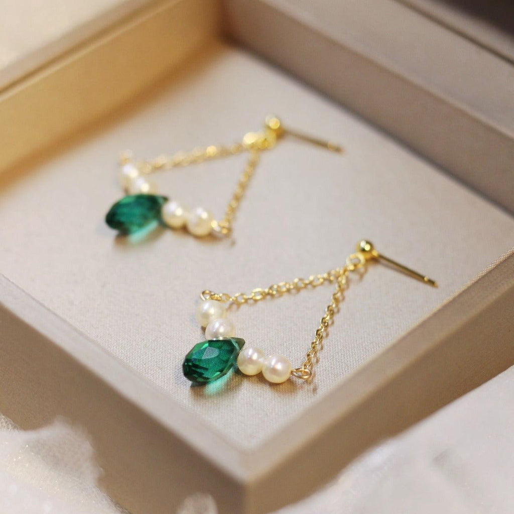 Barock Ohrringe - Efeu