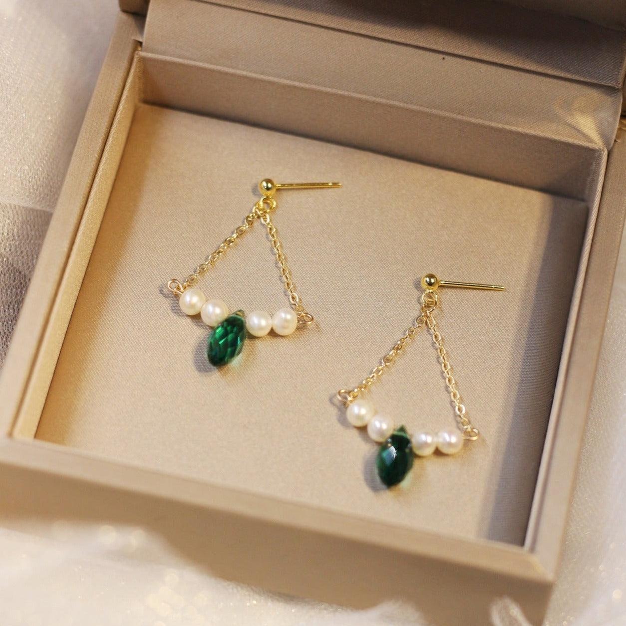 Barock Ohrringe - Efeu