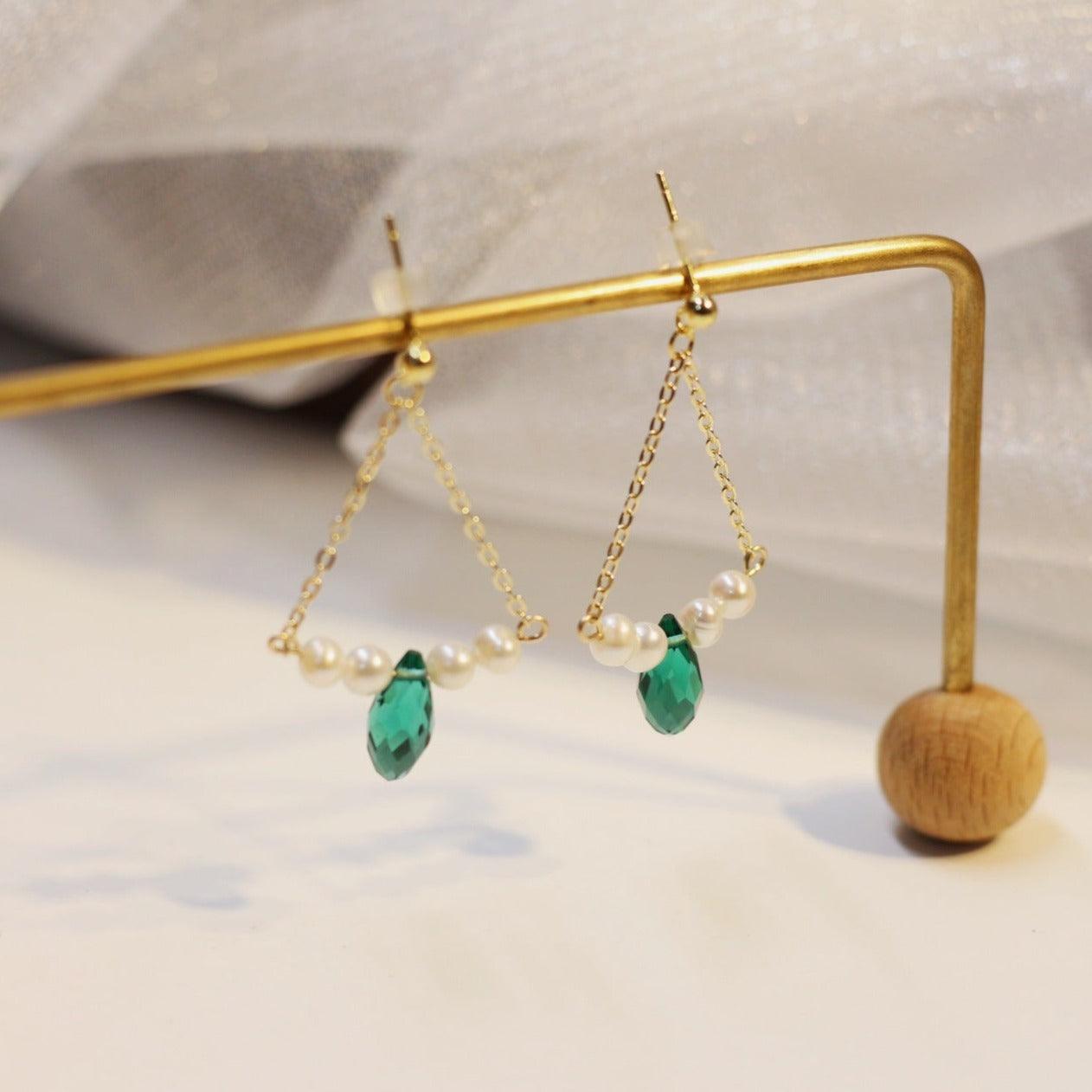 Barock Ohrringe - Efeu