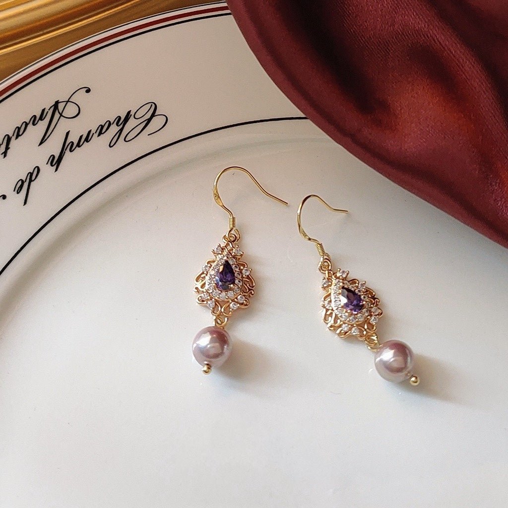 Barocke Ohrringe - Savannah