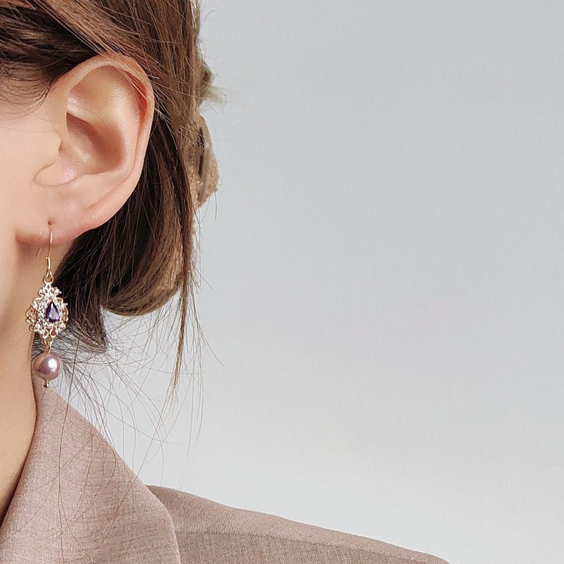 Barocke Ohrringe - Savannah