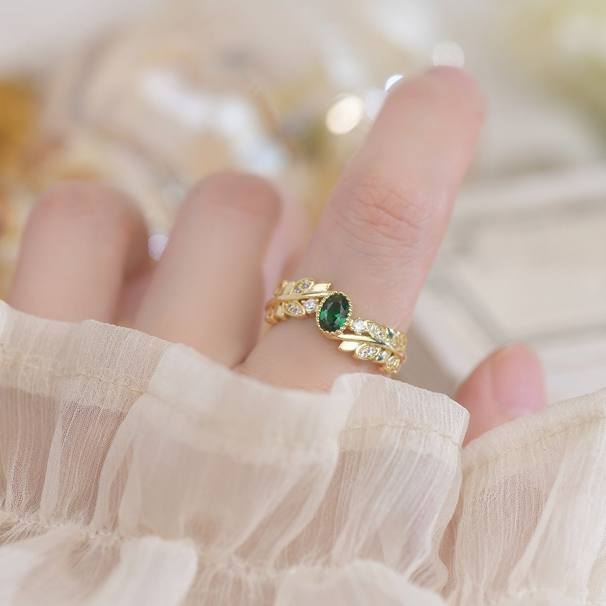 Barocker Smaragdring - Taryn