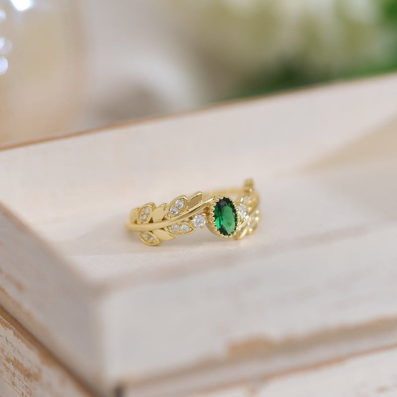 Barocker Smaragdring - Taryn