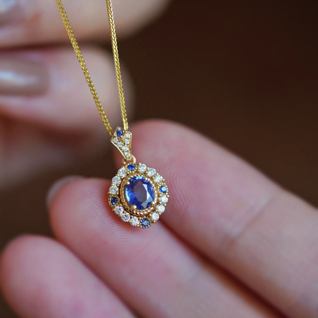 Barocke Halskette – Maria (massives Silber)