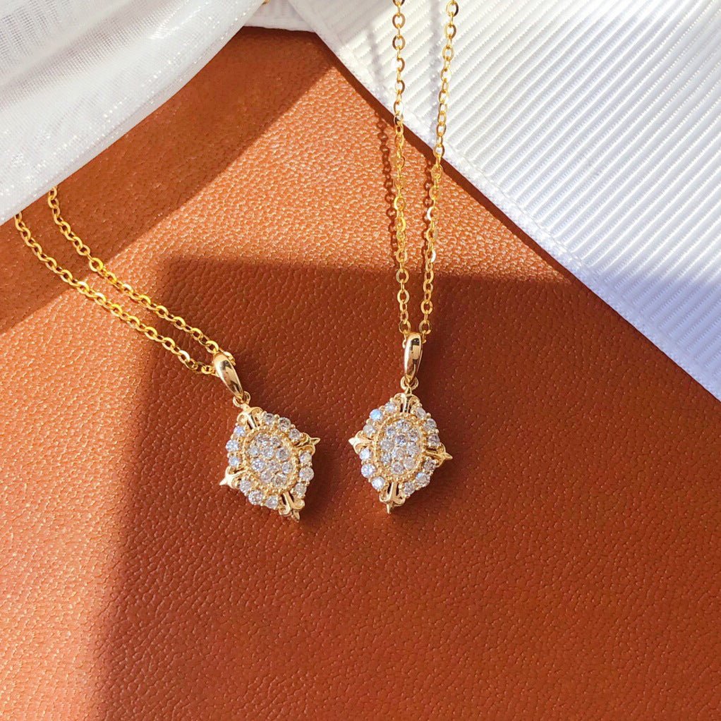 Barocke Halskette – Sonia (massives Silber)