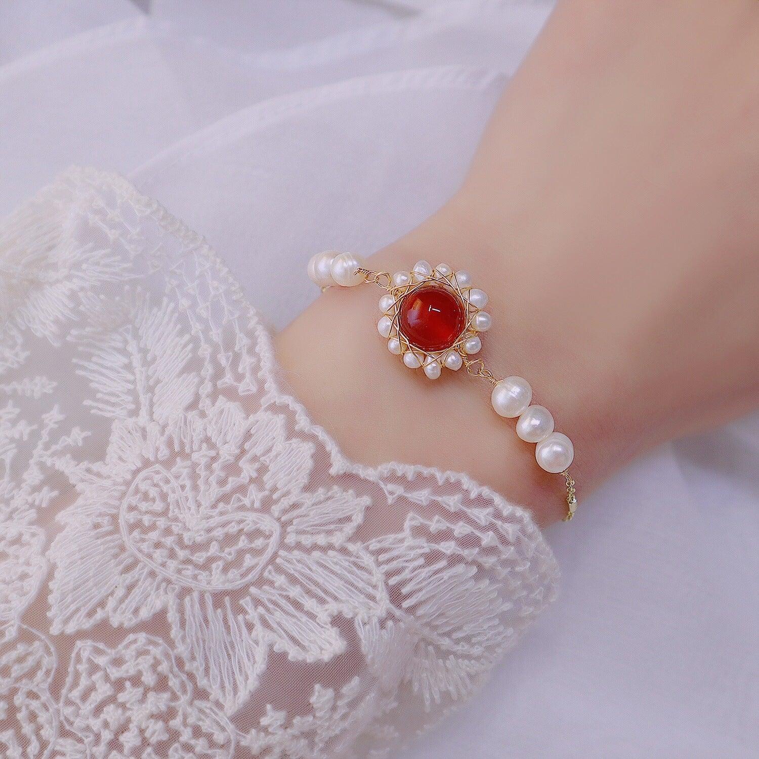 Armband mit Barockperlen