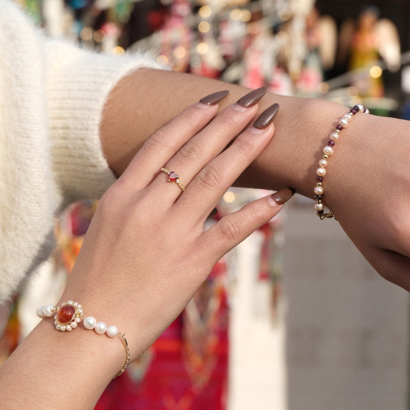 Armband mit Barockperlen