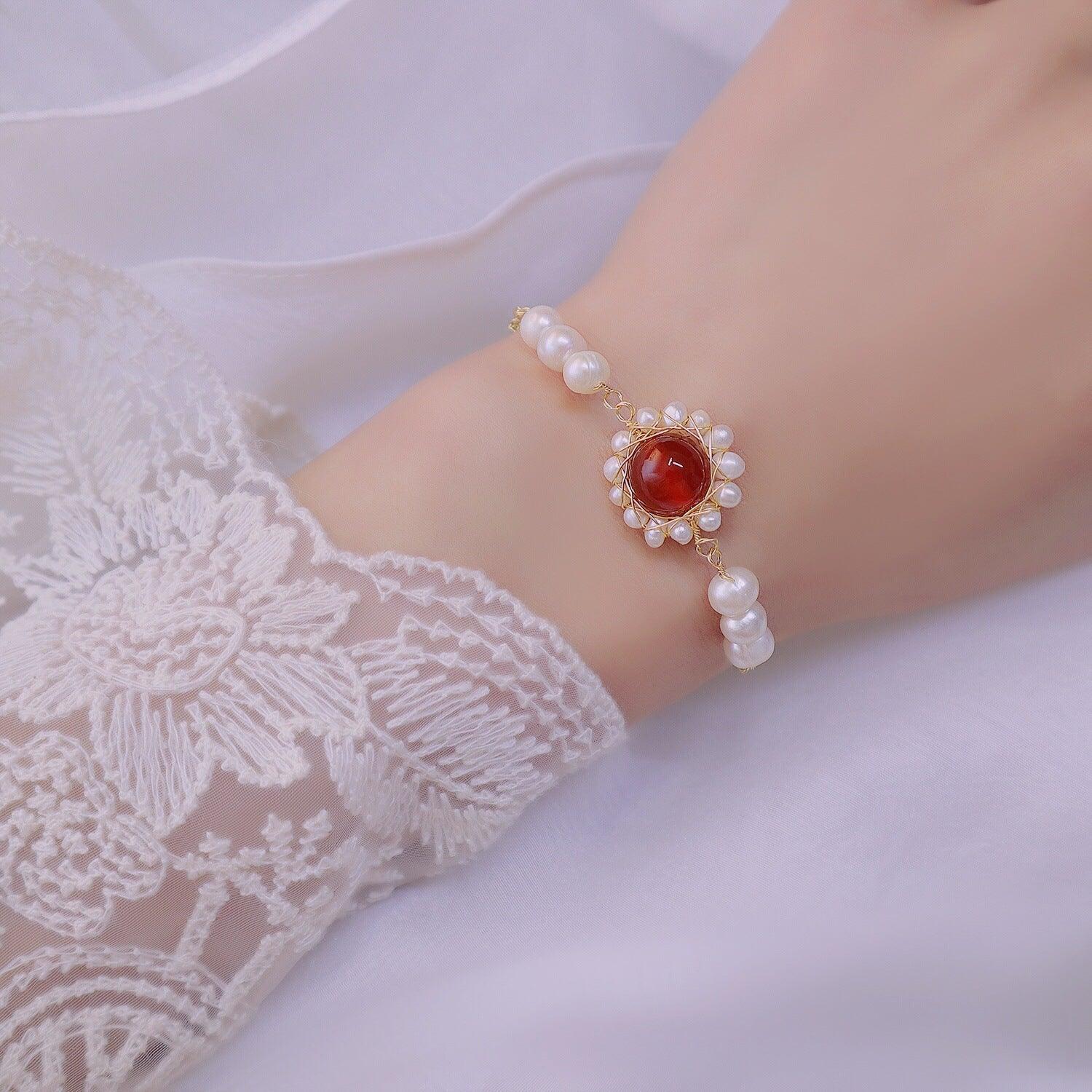 Armband mit Barockperlen