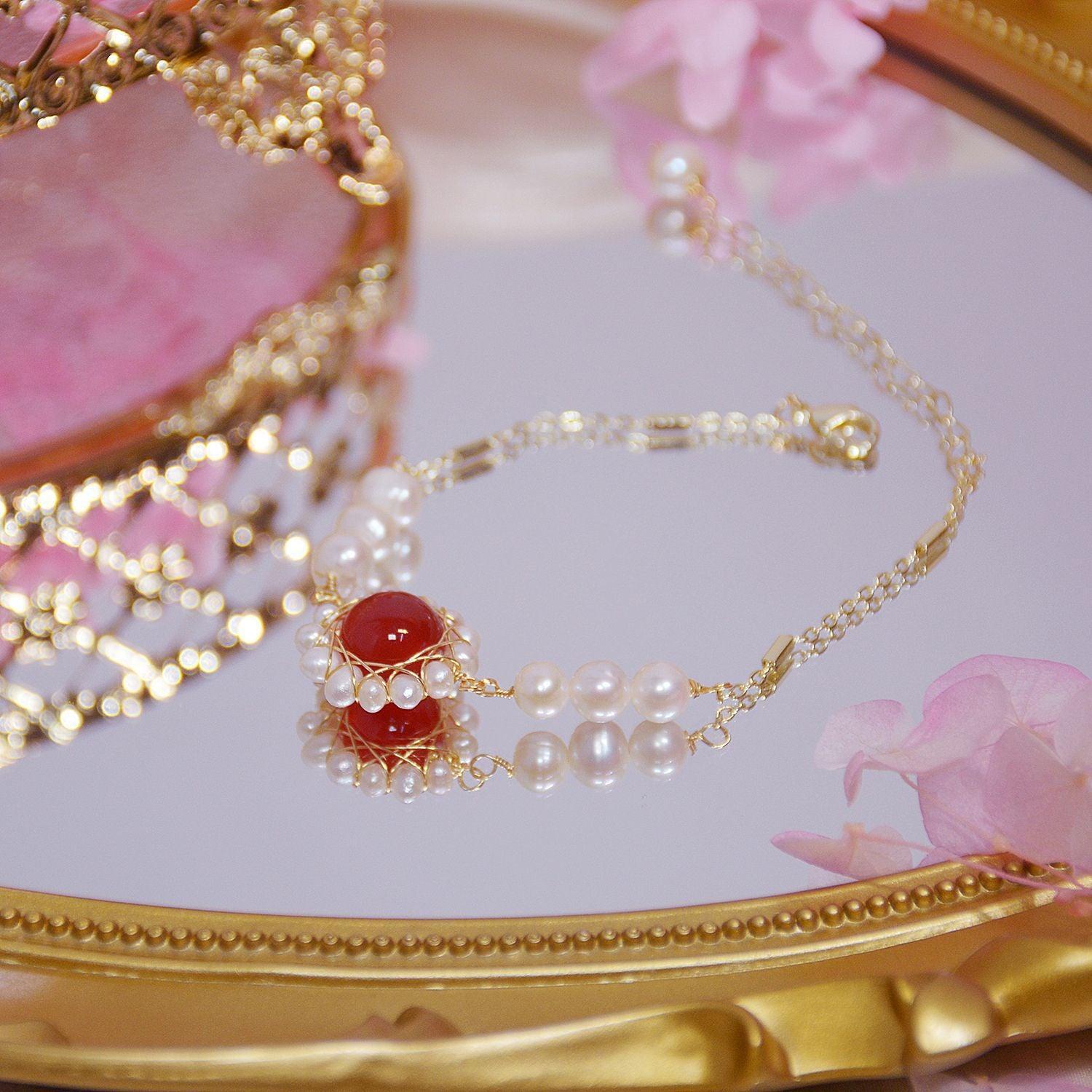 Armband mit Barockperlen