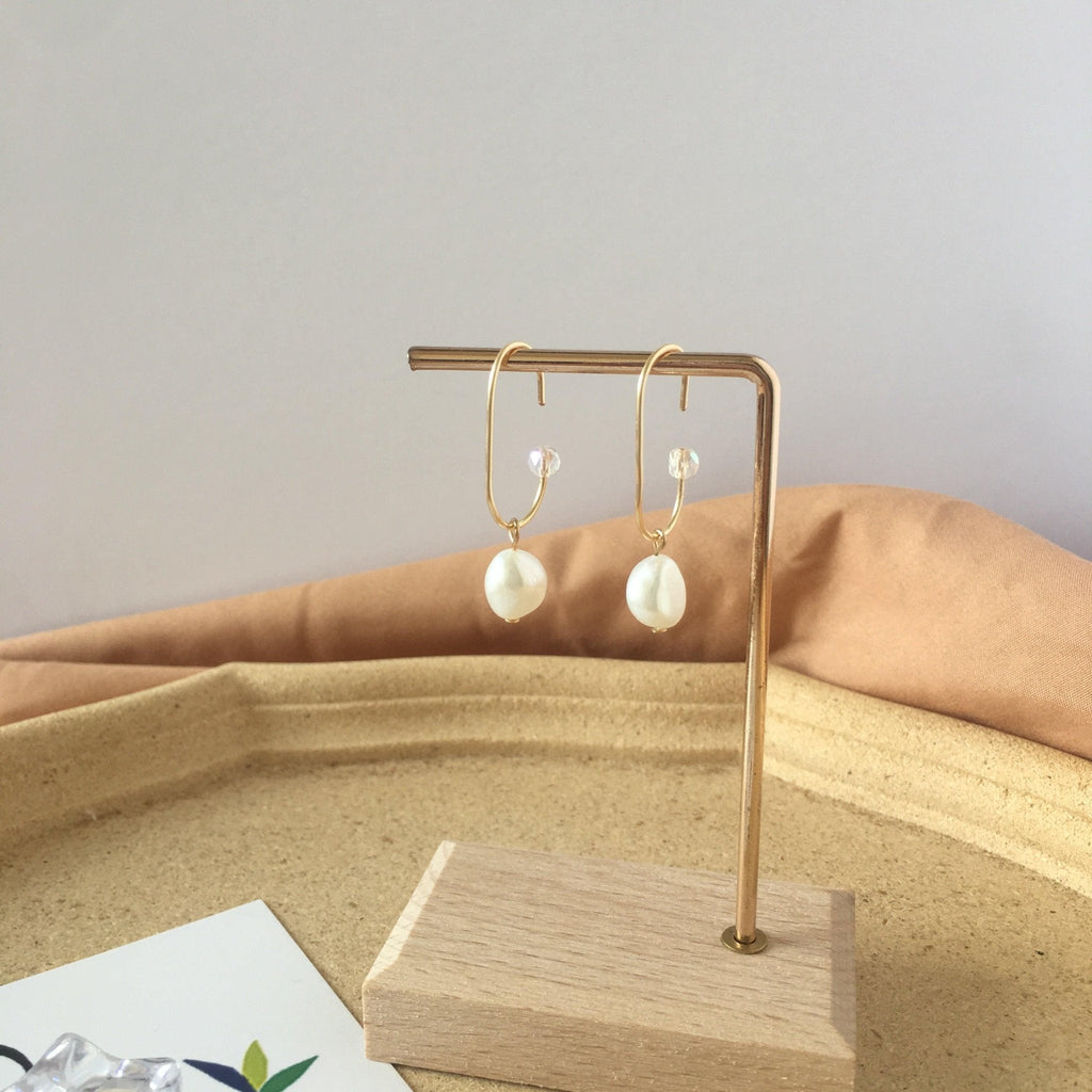 Ohrklemmen mit Barockperlen