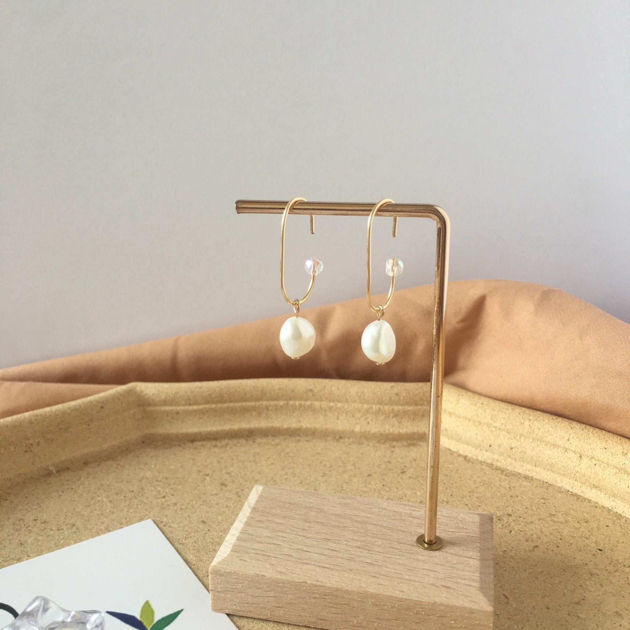 Ohrklemmen mit Barockperlen