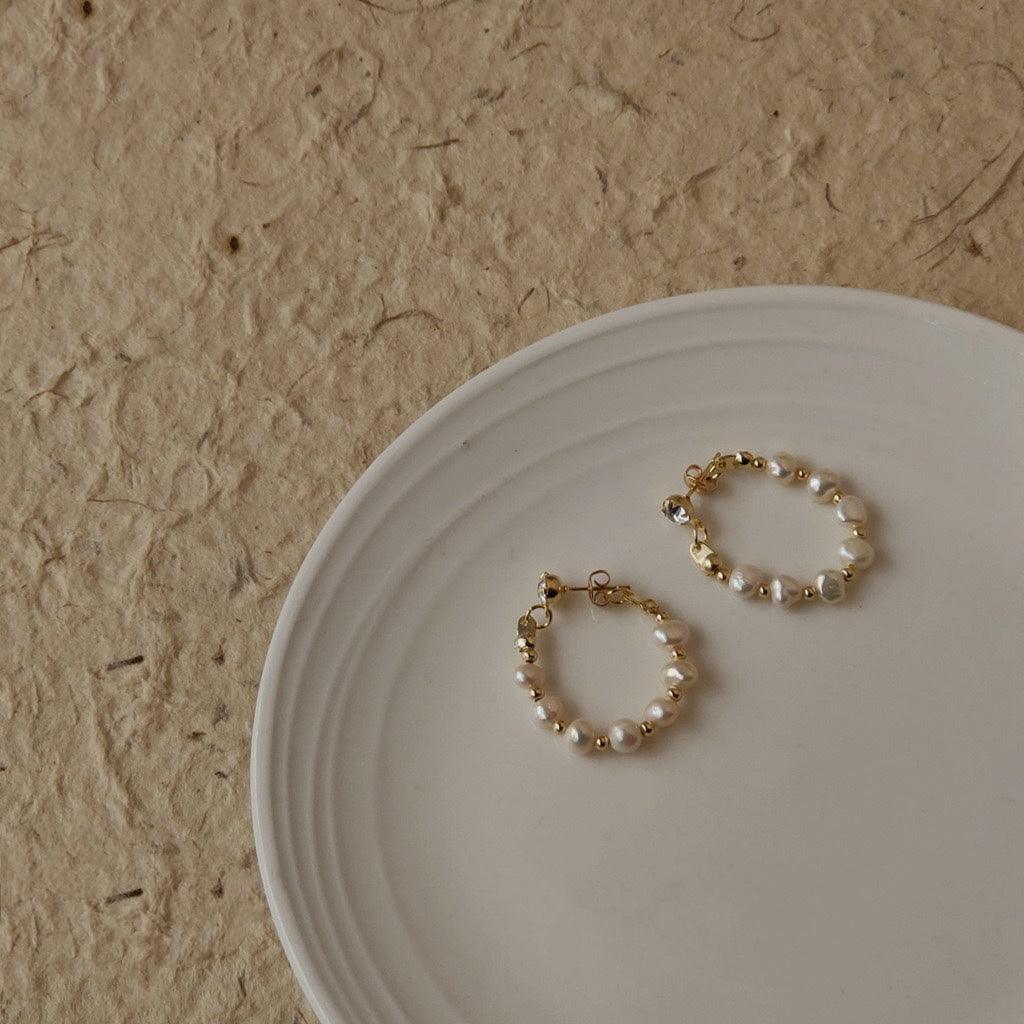 Creolen mit Barockperlen