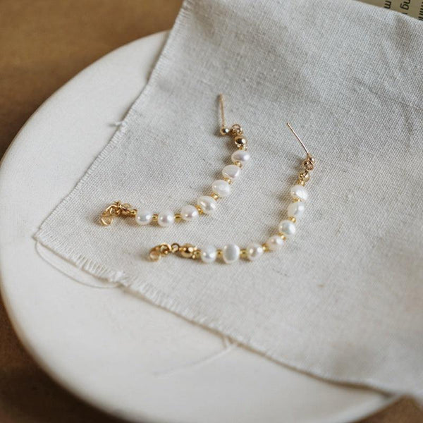 Creolen mit Barockperlen