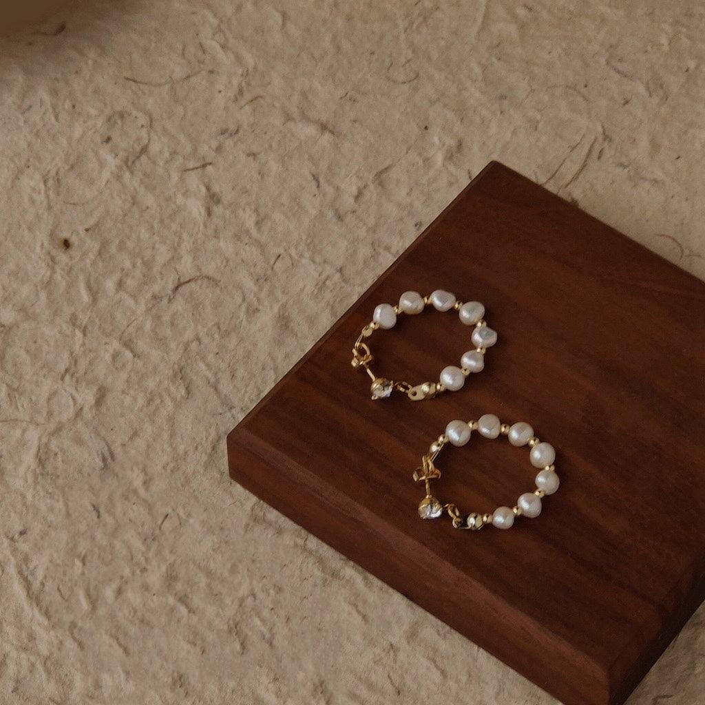 Creolen mit Barockperlen