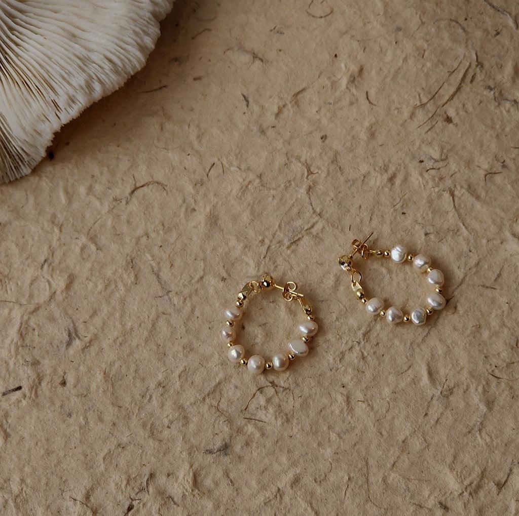 Creolen mit Barockperlen